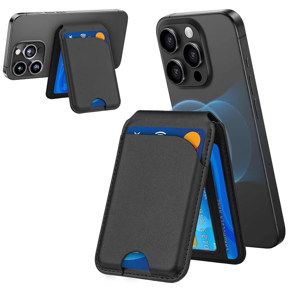 Minisopuru Magnetic Wallet & Phone Stand