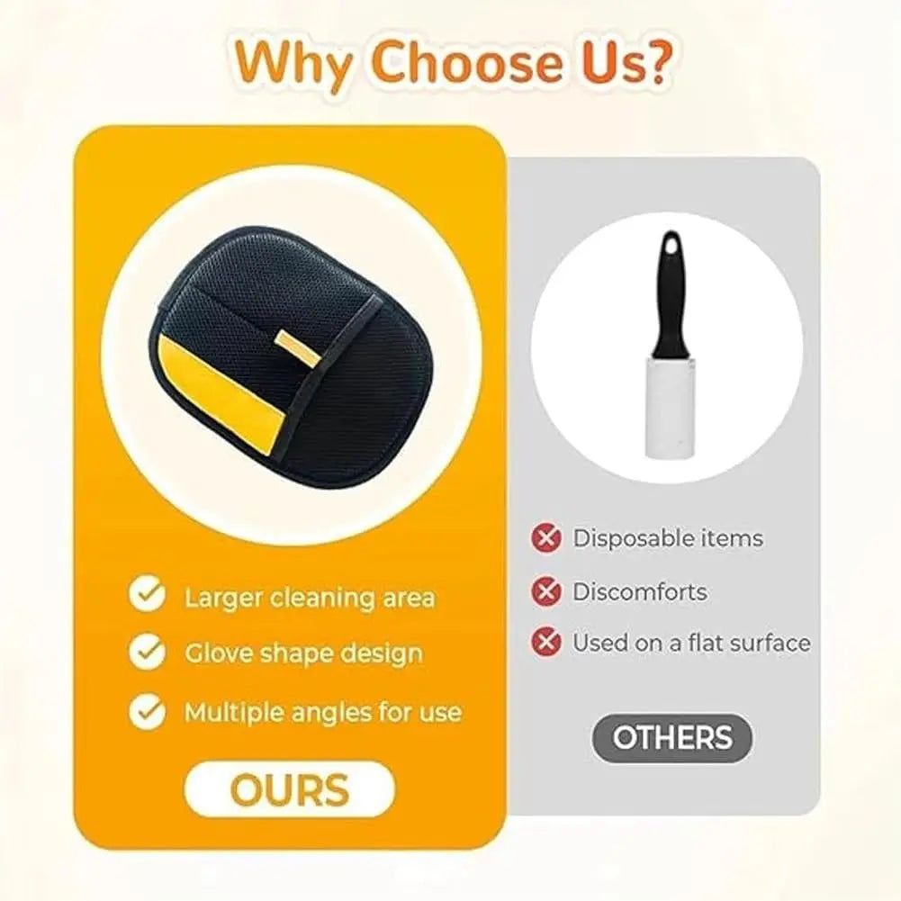 Pet Hair Removal Grooming Gloves