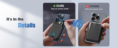 Minisopuru Magnetic Wallet & Phone Stand