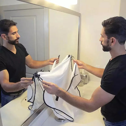Beard Shaving Apron & Hair Catcher