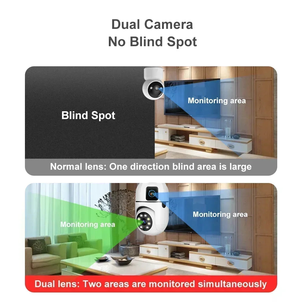 8MP E27 Bulb WiFi Security Camera