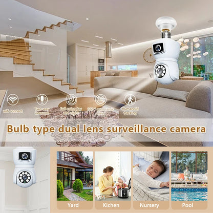 64GB 4K Dual-Lens WiFi Security Camera