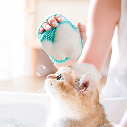 Pet Silicone Bath & Grooming Brush