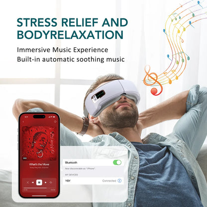 Electric Eye Massager with Heat & Music
