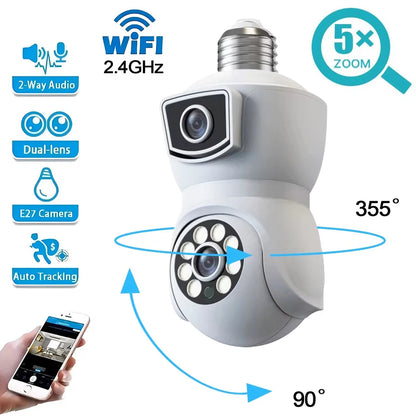 64GB 4K Dual-Lens WiFi Security Camera