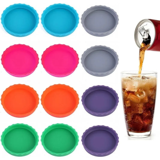 6-Pack Silicone Can Lids & Plugs