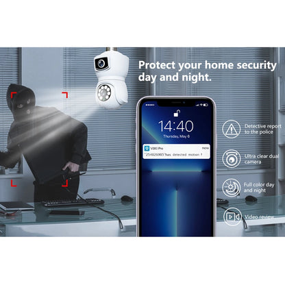 64GB 4K Dual-Lens WiFi Security Camera