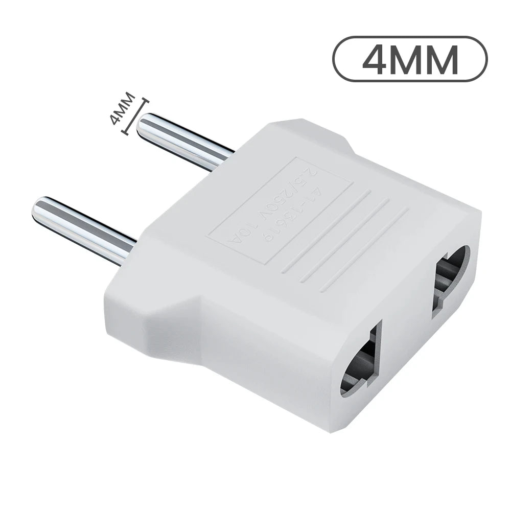 EU to US Plug Travel Adapter