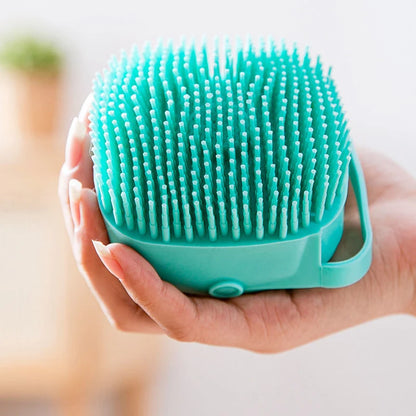 Pet Silicone Bath & Grooming Brush