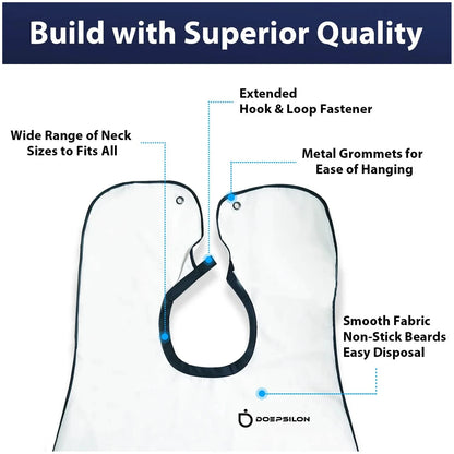 Beard Shaving Apron & Hair Catcher