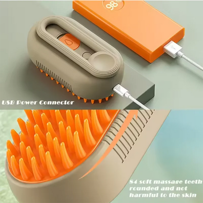Pet Spray Massage & Grooming Brush