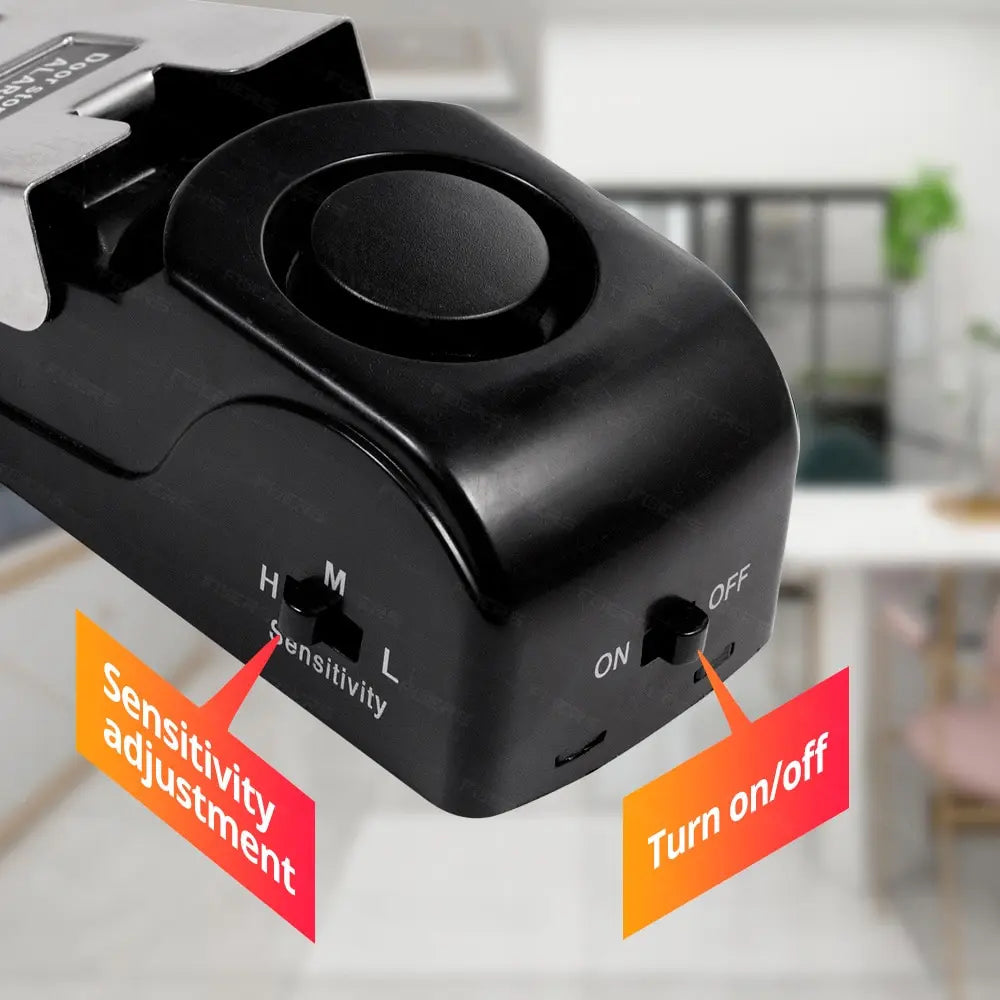 2-Pack Wireless Door Stop Alarm