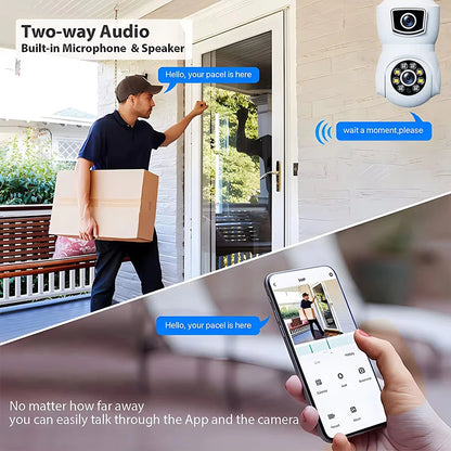 64GB 4K Dual-Lens WiFi Security Camera