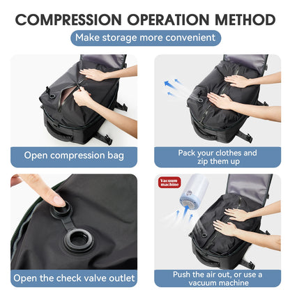 Vacuum Travel & Laptop Backpack