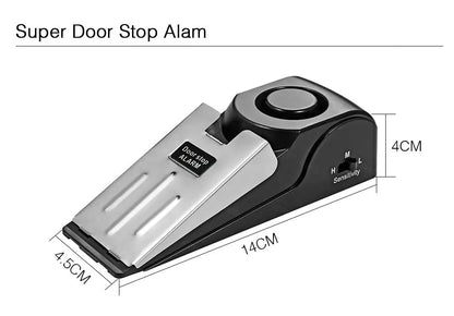 2-Pack Wireless Door Stop Alarm