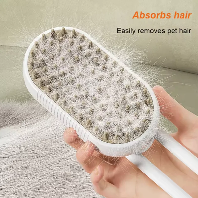 Pet Spray Massage & Grooming Brush