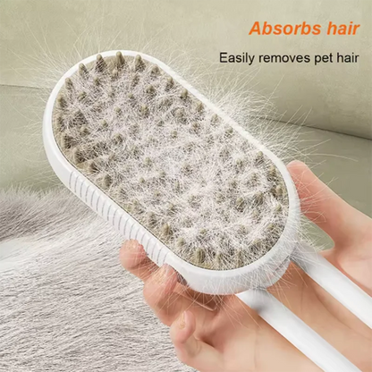 Pet Spray Massage & Grooming Brush