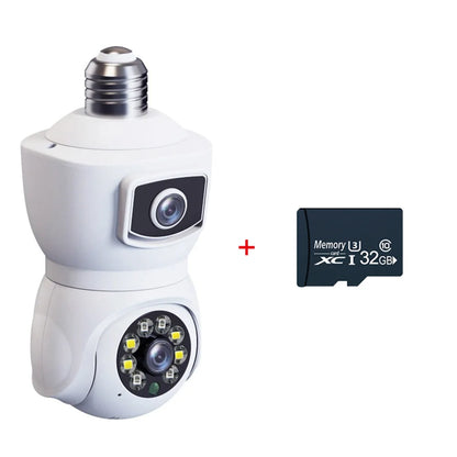 64GB 4K Dual-Lens WiFi Security Camera