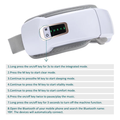 Electric Eye Massager with Heat & Music