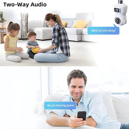 64GB 4K Dual-Lens WiFi Security Camera