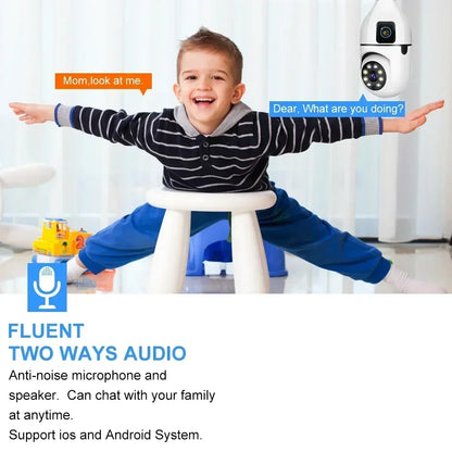 8MP E27 Bulb WiFi Security Camera