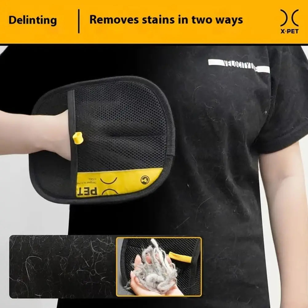 Pet Hair Removal Grooming Gloves
