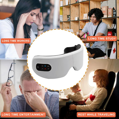 Electric Eye Massager with Heat & Music