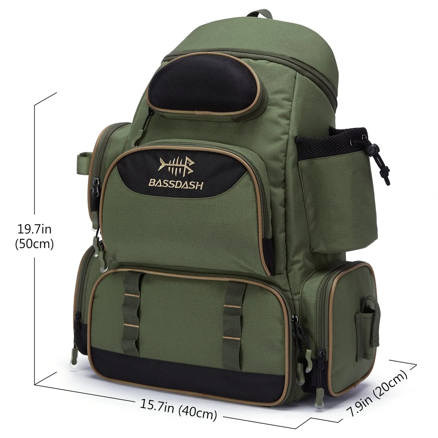 Bassdash Lightweight Tactical Fishing Backpack