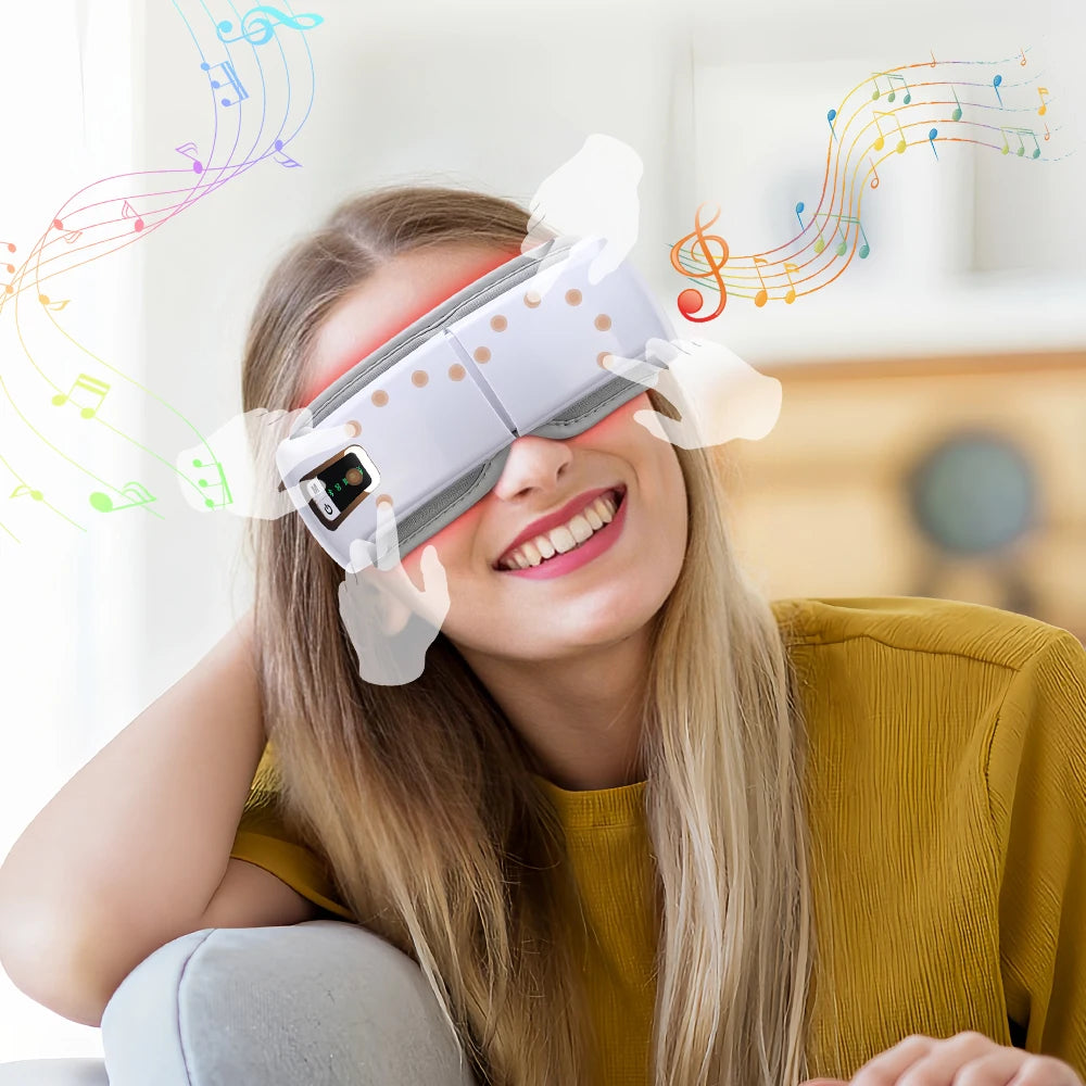 Electric Eye Massager with Heat & Music