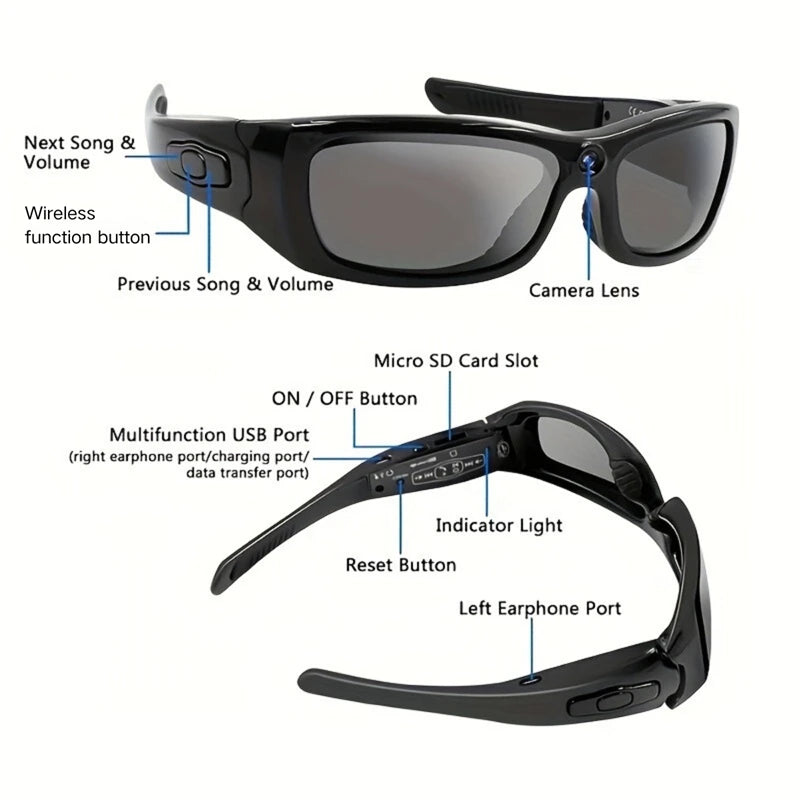 Xiaomi 1080P HD Camera Glasses