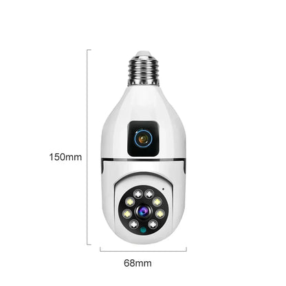 8MP E27 Bulb WiFi Security Camera