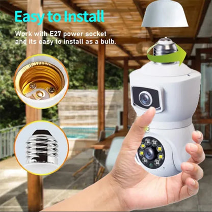 64GB 4K Dual-Lens WiFi Security Camera