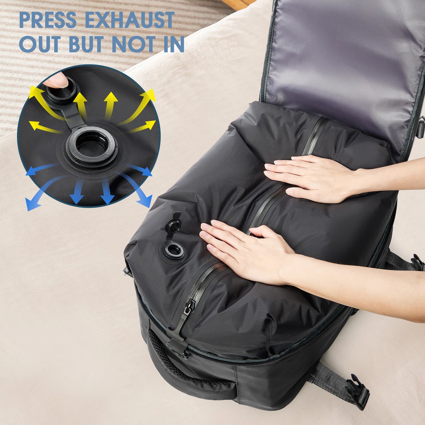 Vacuum Travel & Laptop Backpack
