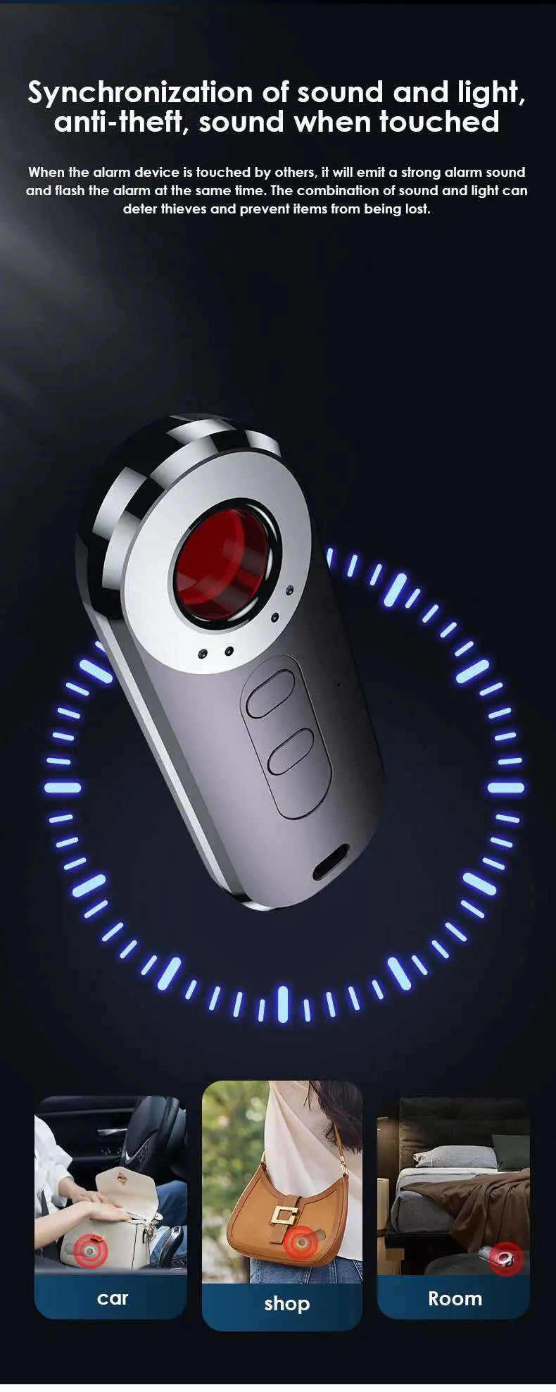 RF Signal Hidden Camera & Spy Detector