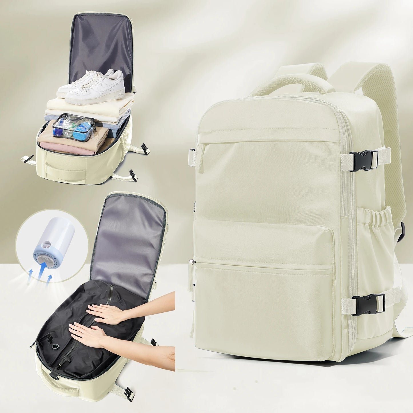 Vacuum Travel & Laptop Backpack