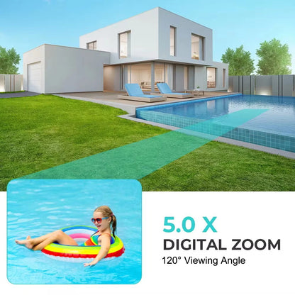 64GB 4K Dual-Lens WiFi Security Camera