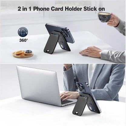 Minisopuru Magnetic Wallet & Phone Stand