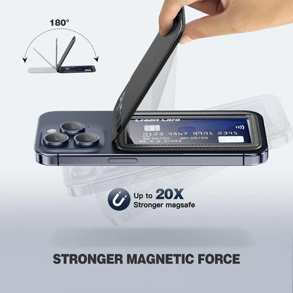 Minisopuru Magnetic Wallet & Phone Stand
