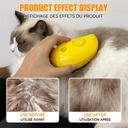 3-in-1 Cat Steamy Grooming Brush